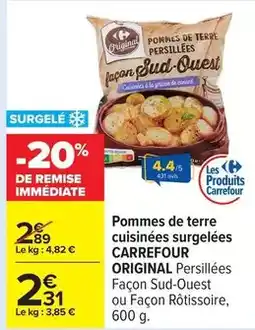Carrefour Carrefour - pommes de terre cuisinées surgelées offre