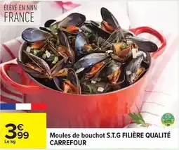 Carrefour Carrefour - moules de bouchot s.t.g filière qualité offre