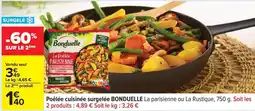 Carrefour Bonduelle - poêlée cuisinée surgelée offre