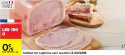 Carrefour Hero - jambon cuit supérieur avec couenne offre