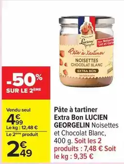 Carrefour Lucien georgelin - pâte à tartiner extra bon offre