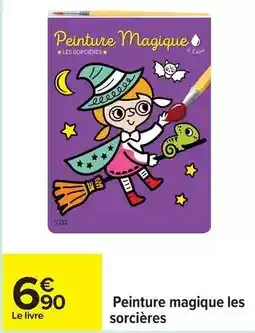 Carrefour Peinture magique les sorcières offre