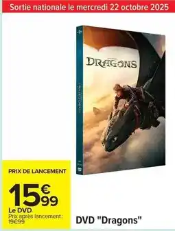 Carrefour Dvd dragons offre