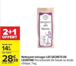 Carrefour Carrefour - nettoyant ménager les secrets de offre