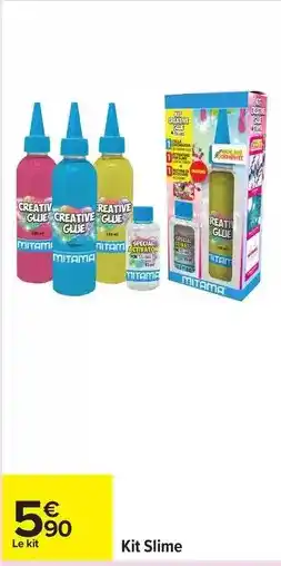 Carrefour Kit slime offre
