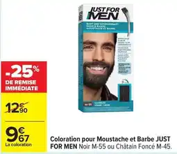 Carrefour Coloration pour moustache et barbe offre