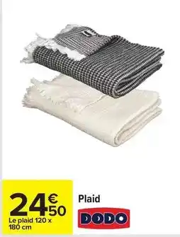 Carrefour Dodo - plaid offre