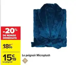 Carrefour Tex - le peignoir microplush offre