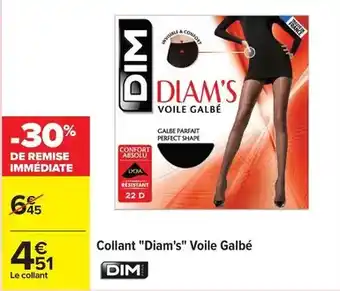 Carrefour Dim - collant diam's voile galbé offre