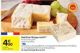 Carrefour Petit pont l'eveque a.o.p offre