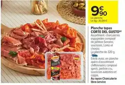 Carrefour Corte del gusto - planche tapas offre