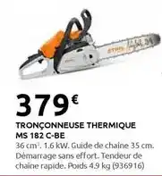 Rural Master Tronçonneuse thermique ms 182 c-be offre