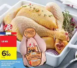 Carrefour Maître coq - poulet fermier label rouge de mà campagne offre