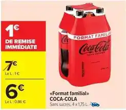 Carrefour Coca cola - format familial offre