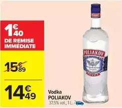 Carrefour Poliakov - vodka offre