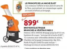 Rural Master Broyeur électrique branches & végétaux neo 2 offre