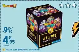 Intermarché Contact Clementoni - puzzle cube 500 pièces dragon ball offre