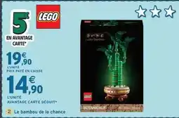 Intermarché Contact Lego - le bambou de la chance offre