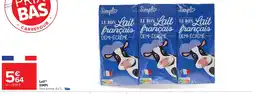 Carrefour Market SIMPL Lait offre