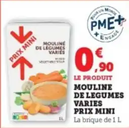 Super U Mouline de legumes varies prix mini offre