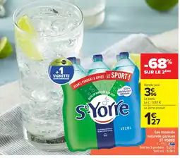 Carrefour Market ST YORRE Eau minérale naturelle gazeuse offre