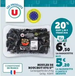 Super U Moules de bouchot stg u offre