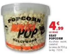 Super U Seau popcorn offre
