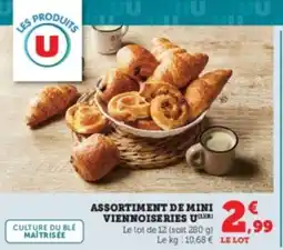 Super U Assortiment de mini viennoiseries u offre