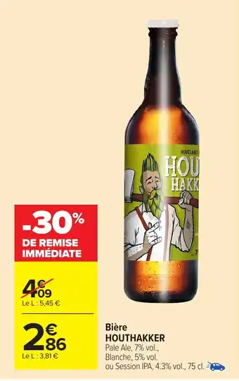 Carrefour Market HOUTHAKKER Bière offre