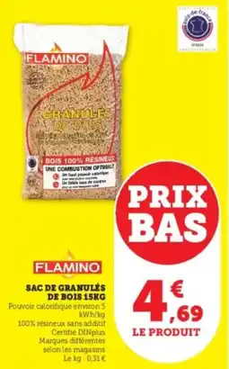 Super U Sac de granulés de bois offre