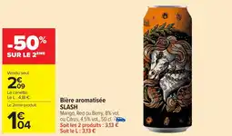 Carrefour Market SLASH Bière aromatisée offre
