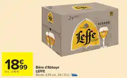 Carrefour Market LEFFE Bière d'Abbaye offre
