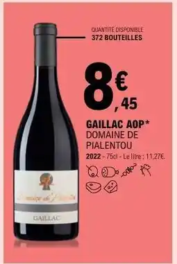 E.Leclerc Gaillac AOP Domaine de Pialentou offre