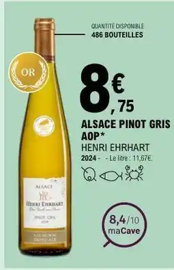 E.Leclerc ALSACE PINOT GRIS AOP offre