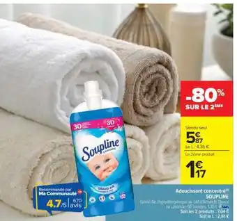 Carrefour Market ADOUCISSANT CONCENTRÉ 'SOUPLINE' offre