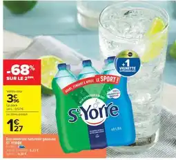 Carrefour Market Eau Minérale Naturelle Gazeuse St Yorre offre