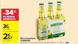 Carrefour Market SOMERSBY Bière aromatisée offre