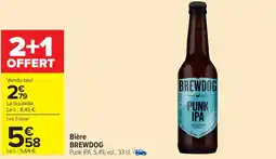 Carrefour Market BREWDOG Bière offre