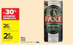 Carrefour Market FAXE Bière offre