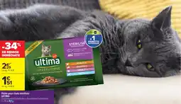 Carrefour Market ULTIMA Pâtée pour chats stérilisés offre