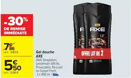 Carrefour Market AXE Gel douche offre