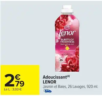 Carrefour Market LENOR Adoucissant offre