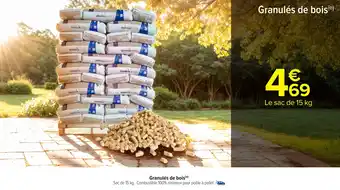 Carrefour Market Granulés de bois offre