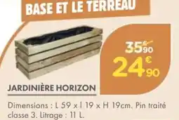 Point Vert Jardinière horizon offre