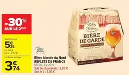 Carrefour Reflets de france - bière blonde du nord offre