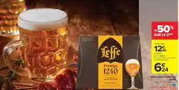 Carrefour Leffe - bière blonde d'abbaye offre