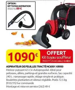 Rural Master Aspirateur de feuilles tracté offre