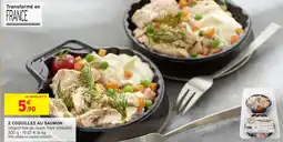 Intermarché 2 coquilles au saumon offre