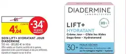 Intermarché Soin lift hydratant jour diadermine offre