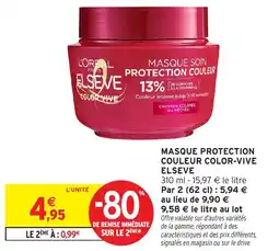 Intermarché Masque protection couleur color vive elseve offre